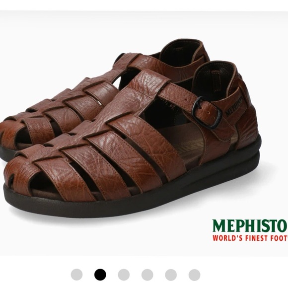 Mephisto Sam Fisherman Sandals Men’s Tan
Leather in DESERT NEW $319 Size 8 - Picture 5 of 7